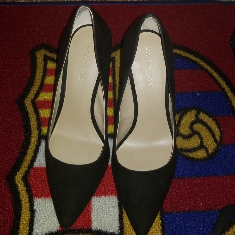 Women's Black Cathy Suede Pumps